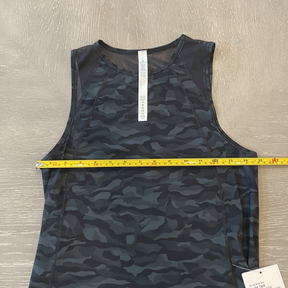 Lululemon Sculpt Tank Sequoia Camo Print Deep Coal Black/Black NWT Size 2 - Picture 11 of 12